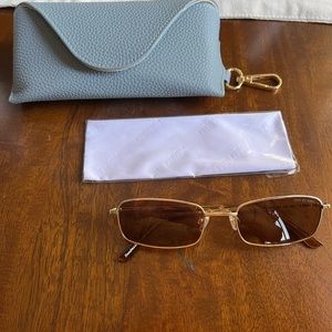 DMY by DMY Olsen (Brown Lens) Rectangular Sunglasses